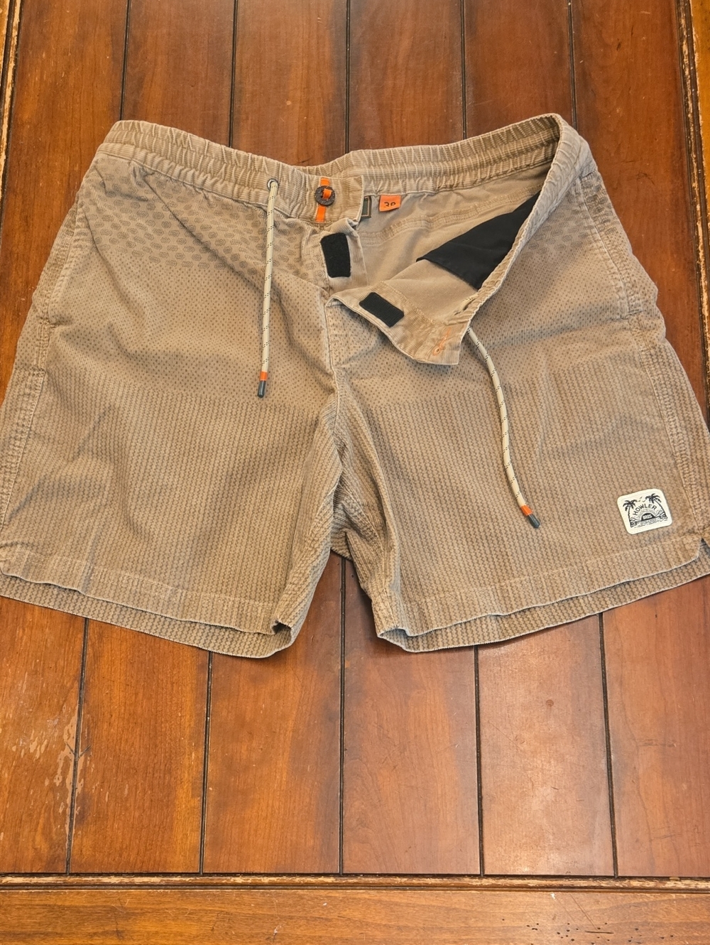Howler Brothers Tan Corduroy Shorts